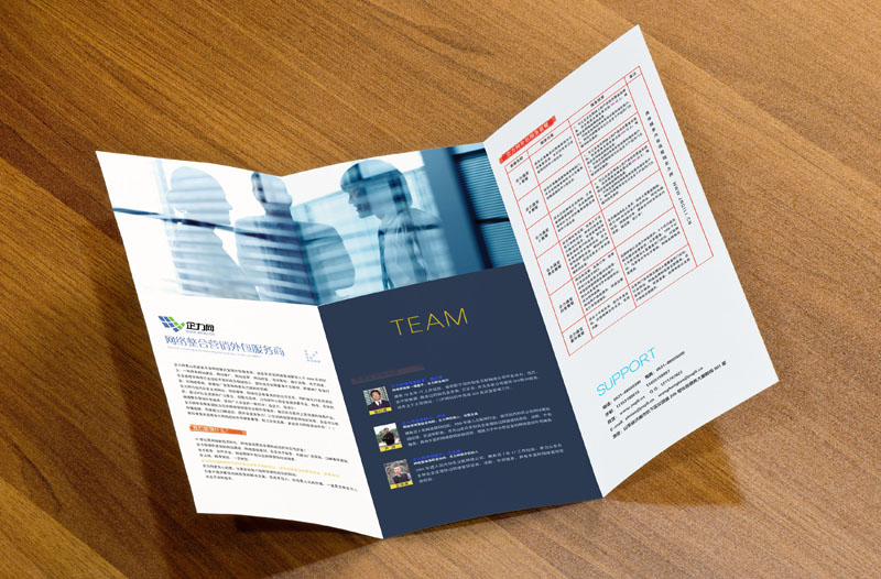 企力網(wǎng)三折頁(yè)