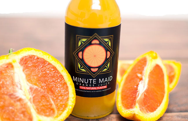 果汁飲料裝飾畫風(fēng)格包裝設(shè)計(jì)欣賞