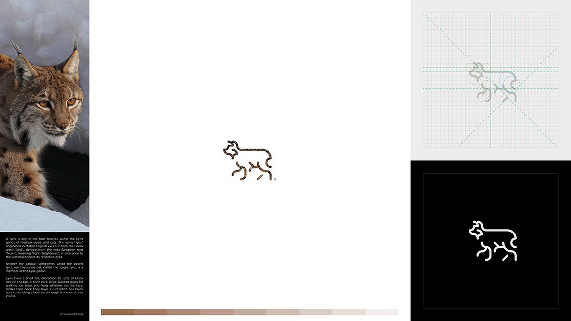 動物簡筆畫logo設計練習