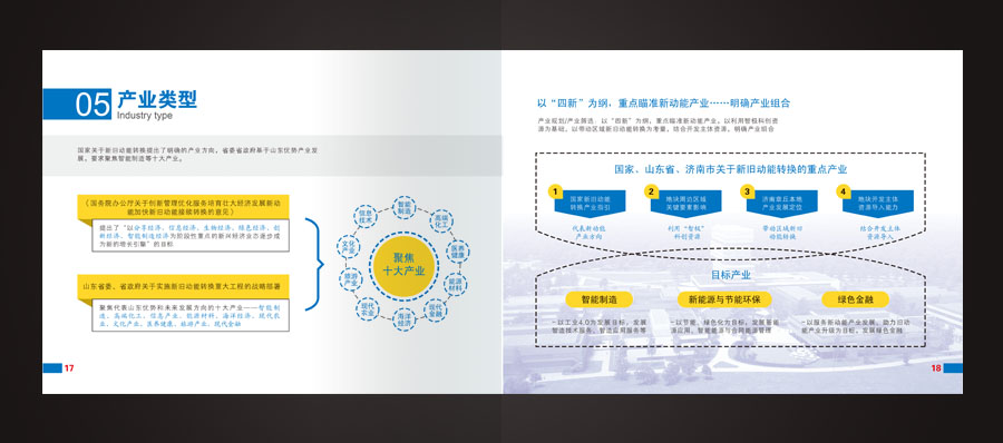山東章丘新舊動能轉換示范基地項目畫冊