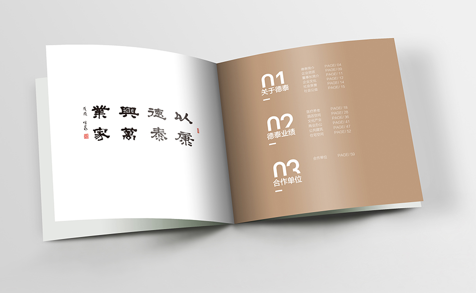 建筑裝飾工程公司企業(yè)畫冊設計